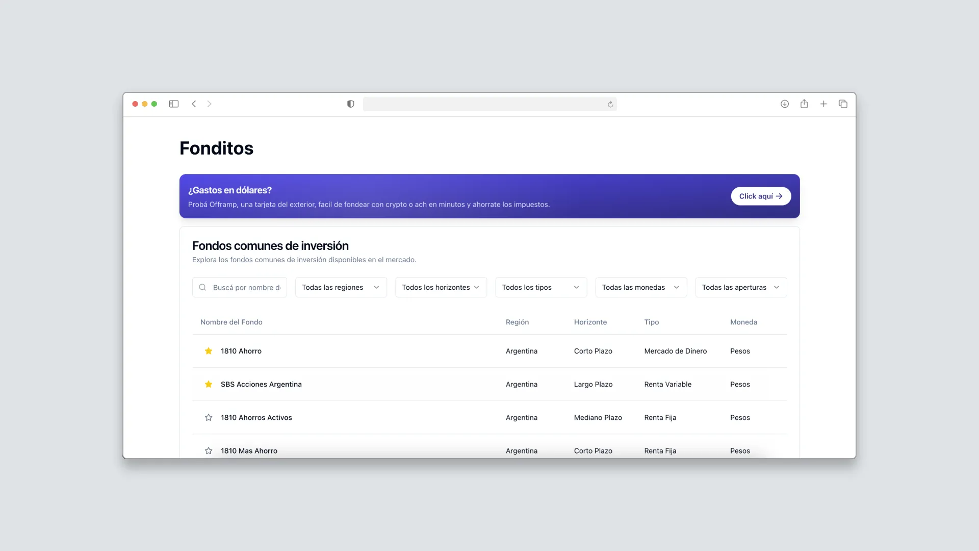 Screenshot of Fonditos